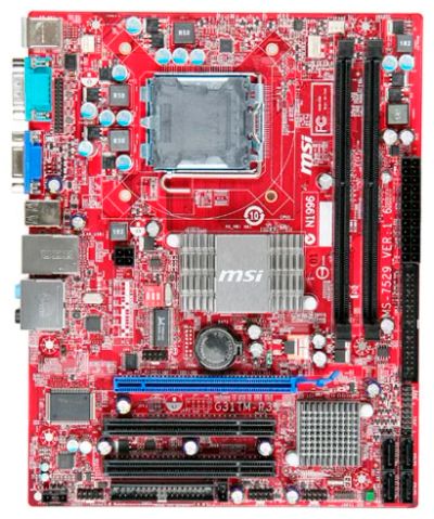 Лот: 3233008. Фото: 1. Материнская плата msi G31TM P35. Материнские платы