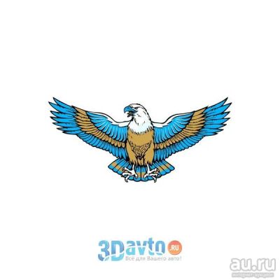 Лот: 16250831. Фото: 1. Наклейка 'Орёл с когтями'. Наклейки автомобильные