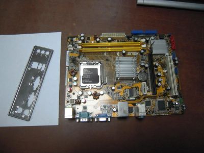 Лот: 10823076. Фото: 1. Материнская плата 775 ASUS P5G-MX... Материнские платы