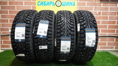 Лот: 23492566. Фото: 1. Зимние шипованные шины Formula... Шины