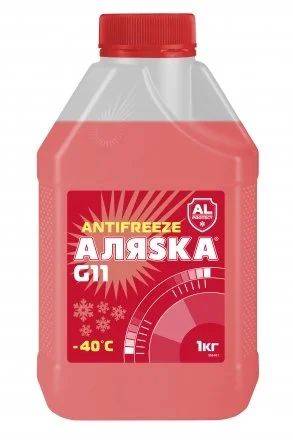 Лот: 11252926. Фото: 1. Антифриз Аляска -40 G11 red 1кг. Масла, жидкости