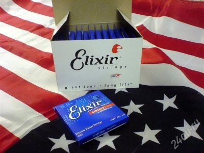 Лот: 310335. Фото: 1. 6 пачек струн Elixir Nanoweb Light... Другое (музыкальные инструменты и оборудование)