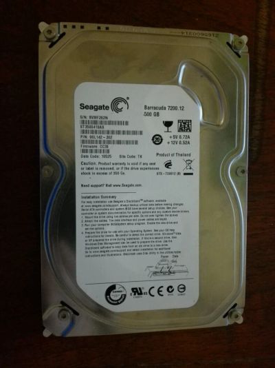 Лот: 6754858. Фото: 1. Жесткий диск Seagate Barracuda... Жёсткие диски (HDD)