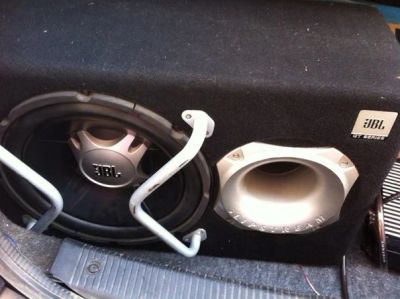 Лот: 3612613. Фото: 1. JBL GT5-1204BR и Soundstream PCX4... Сабвуферы