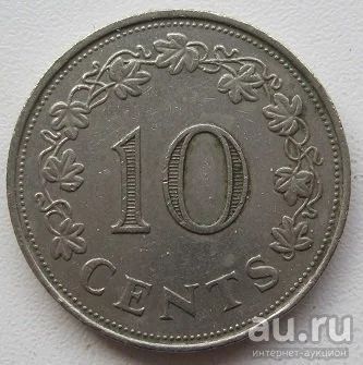 Лот: 13336631. Фото: 1. Мальта 10 центов 1972 =2=. Европа