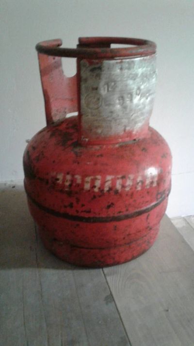 Лот: 14208765. Фото: 1. Баллон газовый 5 л.(с клапаном... Баллоны, газ в баллонах