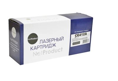Лот: 19378311. Фото: 1. Картридж HP CE412A Yellow NetProduct... Картриджи, расходные материалы