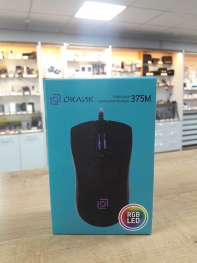 Лот: 13702945. Фото: 1. Мышь Oklick 375M Black USB. Клавиатуры и мыши