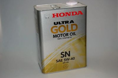 Лот: 5004115. Фото: 1. HONDA ULTRA GOLD SN 5W40, 4Л. Масла, жидкости