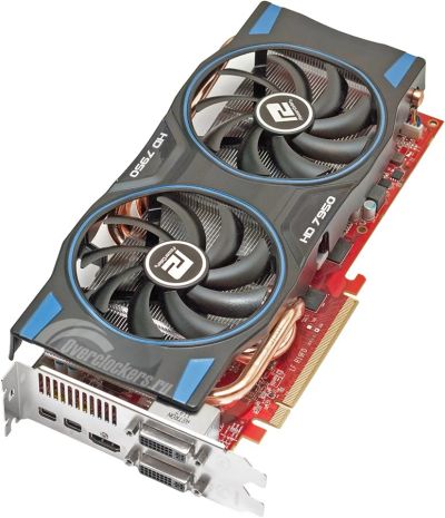 Лот: 4719608. Фото: 1. Powercolor HD 7950 3gb. Видеокарты