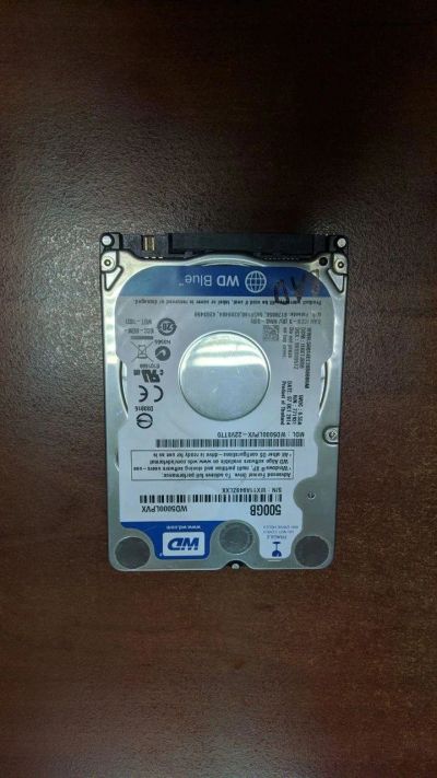 Лот: 16708689. Фото: 1. Жесткий диск для ноутбука WD Blue... Жёсткие диски (HDD)