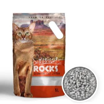 Лот: 13973890. Фото: 1. Savanna ROCKS наполнитель комкующийся... Миски, лотки, наполнители