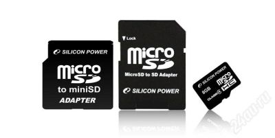 Лот: 208557. Фото: 1. флешка Micro sd 6 class 8 gb. Карты памяти