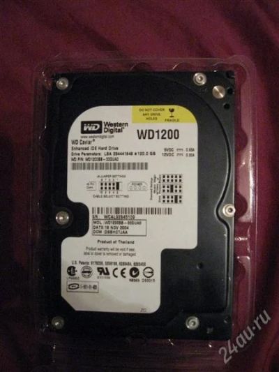 Лот: 888563. Фото: 1. Western Digital WD1200 LBA234441648... Жёсткие диски (HDD)