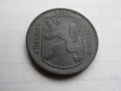 Лот: 9997931. Фото: 1. Бельгия 1 франк 1945. Европа