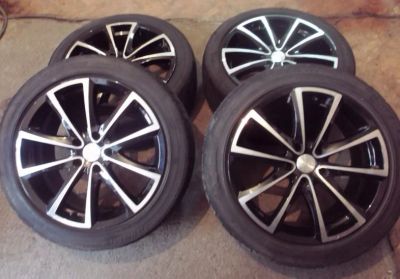 Лот: 7148494. Фото: 1. Комплект колес 225/50R18 5x114... Шины на дисках