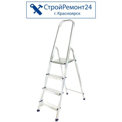 Лот: 25758586. Фото: 1. Лестница-стремянка Сибин 4 ступени... Ручной инструмент