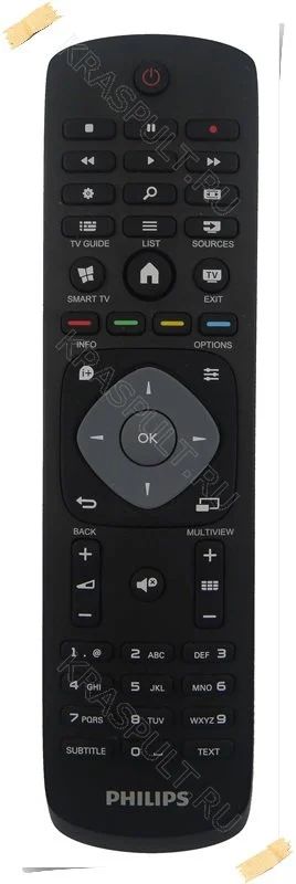 Лот: 11189466. Фото: 1. Пульт для телевизора Philips 996590009748... Пульты ДУ