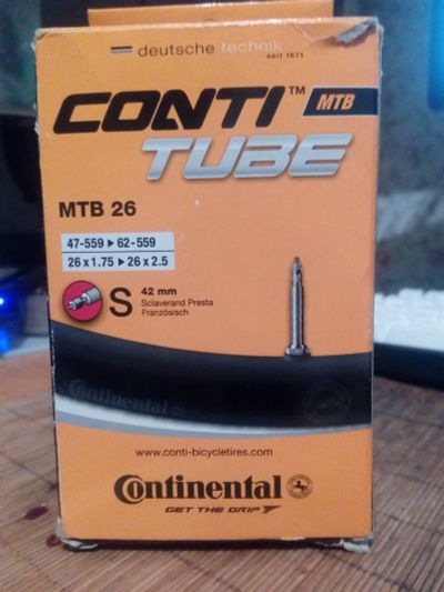 Лот: 14026054. Фото: 1. камера 26" Continental нипель... Запчасти