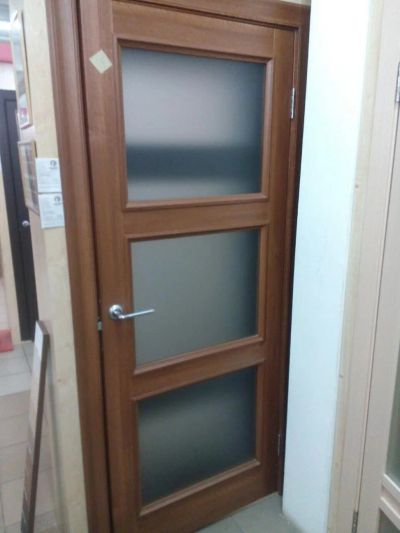 Лот: 8753801. Фото: 1. Дверь Классика 3V вельвет орех... Двери межкомнатные