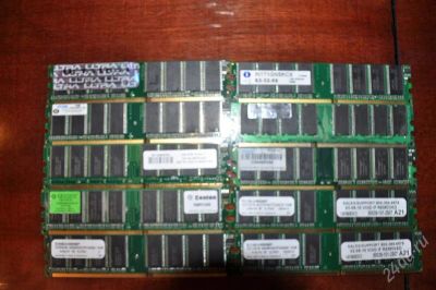 Лот: 2842443. Фото: 1. Оперативная память 1 Gb DDR PC-3200... Оперативная память