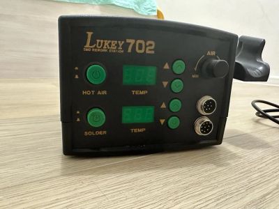 Лот: 20341031. Фото: 1. lukey 702 паяльная станция. Радиолюбительский инструмент
