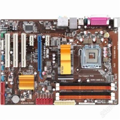 Лот: 2820580. Фото: 1. ASUS P5P43TD LGA775 Dual channel... Материнские платы