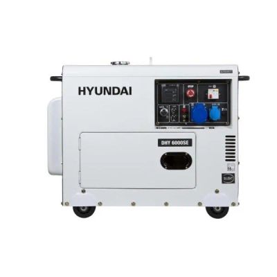Лот: 24810760. Фото: 1. Генератор дизельный Hyundai DHY... Бензо-, мотоинструмент