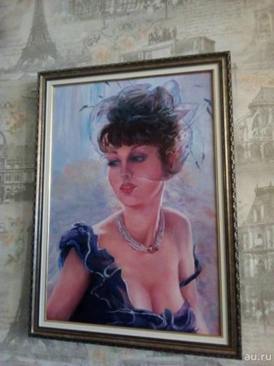 Лот: 17037000. Фото: 1. Продам картину " Марсела". Картины, рисунки