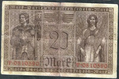 Лот: 7967404. Фото: 1. 20 марок 1918 г. Германия. Германия и Австрия