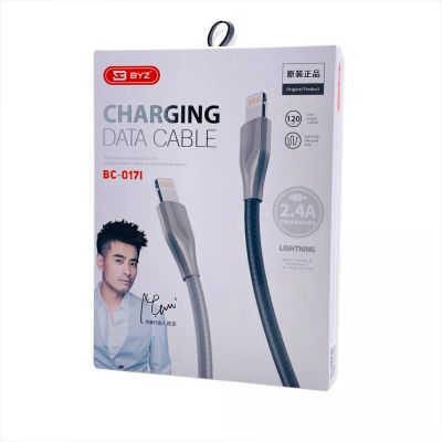 Лот: 22147134. Фото: 1. КАБЕЛЬ BYZ BС-017i USB-> Lighting... Дата-кабели, переходники