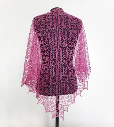Лот: 15652062. Фото: 1. Ажурная шаль 1. Накидки, шали, палантины