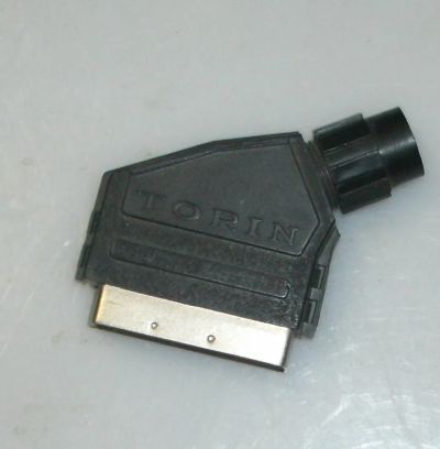 Лот: 19835635. Фото: 1. СКАРТ вилка на кабель. Шнуры, кабели, разъёмы