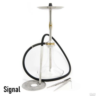 Лот: 15479926. Фото: 1. Кальян Bazooka Signal нержавеющая... Аксессуары и запчасти для кальянов