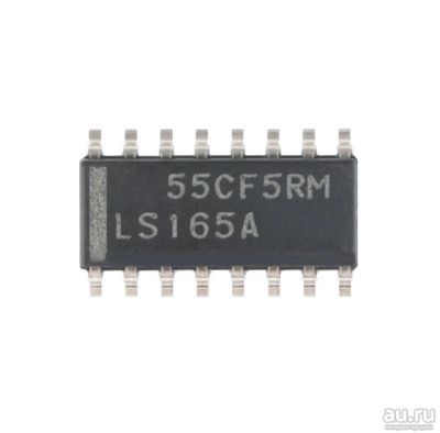 Лот: 18549842. Фото: 1. 74LS165A микросхема 8-и разрядный... Микросхемы