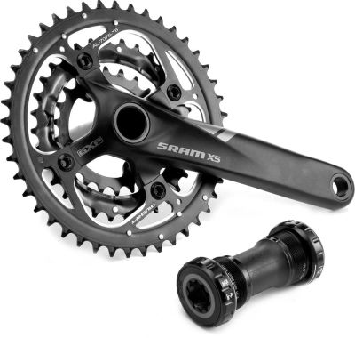 Лот: 5250875. Фото: 1. Система SRAM Crank X5 GXP 9sp... Запчасти