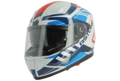 Лот: 20624855. Фото: 1. Шлем GT900 STREET BLANC/BLEU/ROUGE. Сноуборды