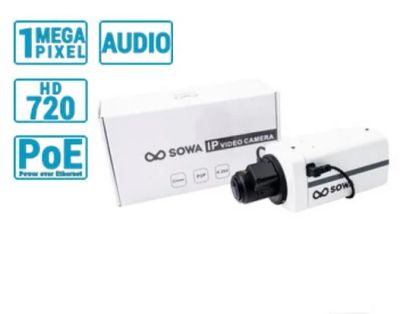 Лот: 6809629. Фото: 1. IP видеокамера 1 MP Audio POE... Видеонаблюдение