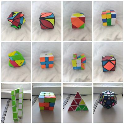 Лот: 16084418. Фото: 1. Кубик рубика / разные кубы 12штук... Развивающие