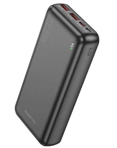 Лот: 25402435. Фото: 1. Power Bank USB-A + USB-A + USB-C... Внешние, портативные аккумуляторы для смартфонов (Power bank)
