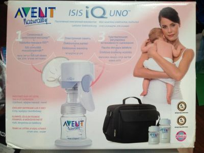 Лот: 10167764. Фото: 1. Молокоотсос Avent Isis IQ UNO. Всё для кормления