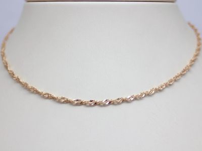 Лот: 12887880. Фото: 1. ЗОЛОТАЯ ЦЕПЬ 2,41 ГРАММ. Цепочки