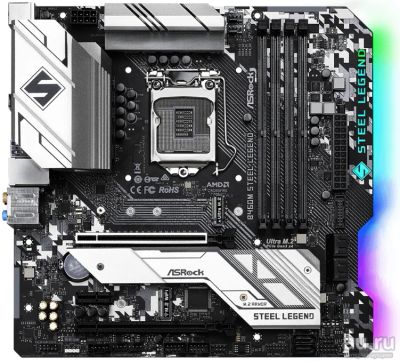 Лот: 18388160. Фото: 1. Материнская плата ASRock B460M... Материнские платы