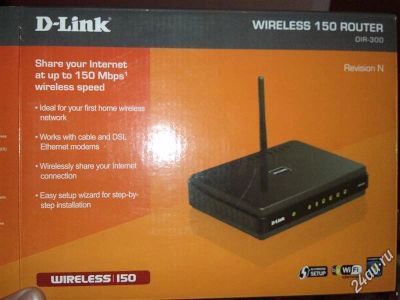 Лот: 1730845. Фото: 1. маршрутизатор d-link dir-300 wi-fi. Маршрутизаторы (роутеры)