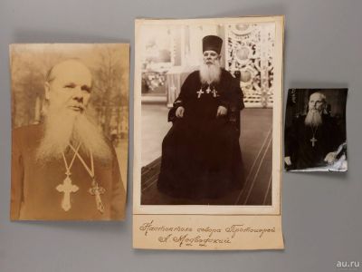 Лот: 16958068. Фото: 1. Три фотографии: Протоиерей Александр... Фотографии