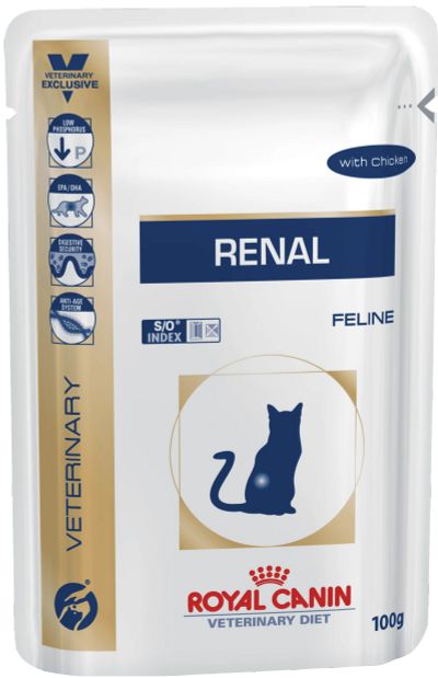 Лот: 15055787. Фото: 1. (Роял Канин) Renal Feline с цыпленком... Корма