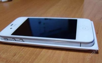Лот: 2448623. Фото: 1. Продам iphone 4 16gb Белый в идеальном... Смартфоны