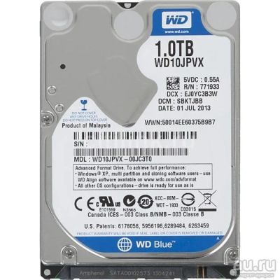 Лот: 7543189. Фото: 1. NEW Новый Western Digital WD10JPVX. Жёсткие диски (HDD)