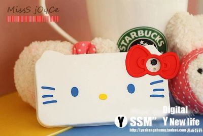 Лот: 2593907. Фото: 1. Чехол для iPhone 4S Hello Kitty. Чехлы, бамперы