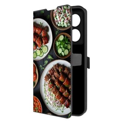 Лот: 25542742. Фото: 1. Чехол Krutoff Eco Book "Застолье... Чехлы, бамперы